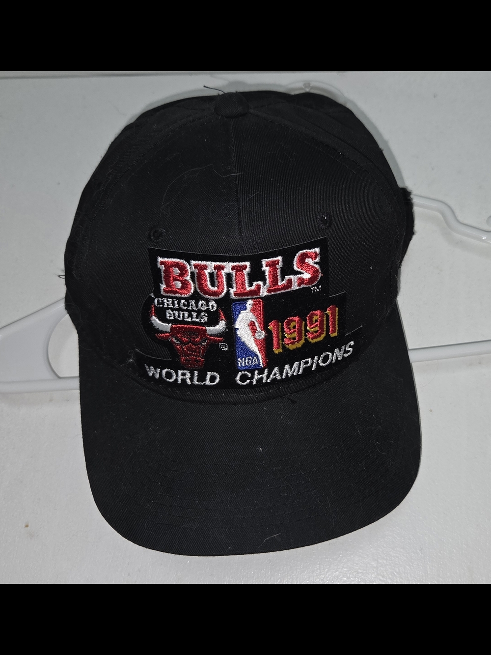 Chicago Bulls 1991 NBA Finals World Champion Twill Sports Specialties 90s Jordan